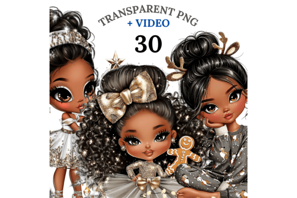 30 Black Girl Christmas Clipart: A Designer’s Practical Take