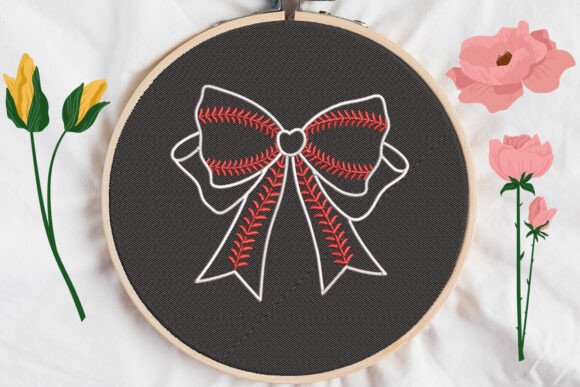 Adorable Baseball Bow: A Christmas Editorial Asset Review