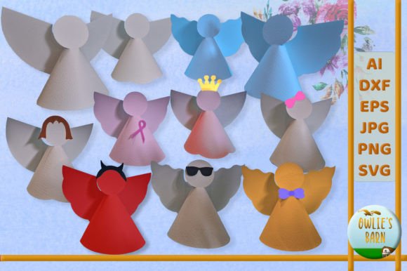 Angels with Cute Accessories in Shapes: A Designer’s Review