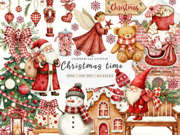 Christmas Floral Wreath Santa Claus: A Designer’s Review for Illustrations