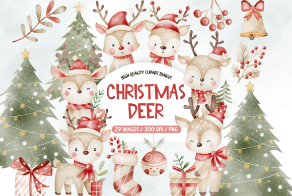 Cute Christmas Deer Watercolor Set Review for Real Projects