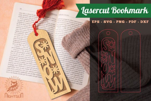 Snow Laser Cut Bookmarks: Winter Amp Design Review