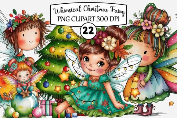 Whimsical Christmas Fairy Clipart: A Designer’s Real-World Take